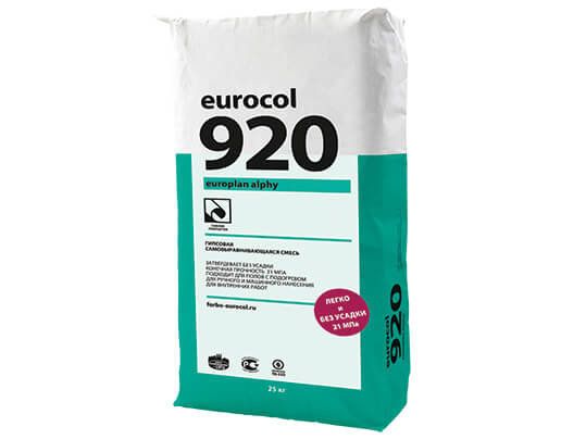 Гипсовая нивелирующая масса Forbo 920 Europlan Alphy;25 кг