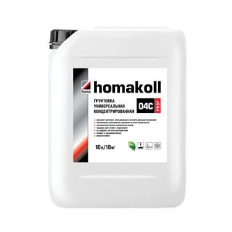 Универсальная концентрированная грунтовка Homakoll 04 с Prof;10 л;10 кг