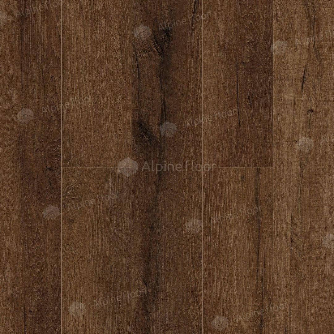 Кварцвиниловая плитка Alpine floor Premium XL ECO 7-18 Дуб шоколадный
