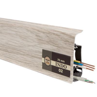 ПВХ-плинтус Arbiton Indo 02 Northern Ash