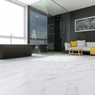 Кварцевый ламинат Refloor Fargo Stone 6089-1 Белый Мрамор