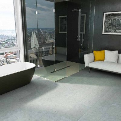 Кварцевый ламинат Refloor Fargo Stone jc 11013 горный хрусталь