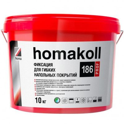 Клей-фиксация для напольных покрытий Homakoll 186 (10 кг)