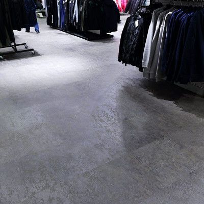 Виниловая плитка Vertigo Trend Stone 5609 Water Limestone Dark Grey