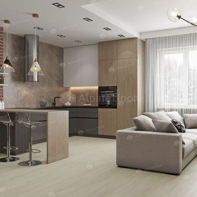 SPC Ламинат Alpine floor Parquet Light 13-5 ДУБ НАТУРАЛЬНЫЙ ОТБЕЛЕННЫЙ