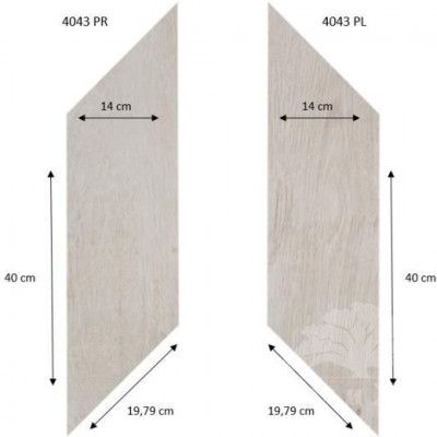 Виниловая плитка Forbo Effekta Professional 4043 PR-PL White Fine Oak PRO (ромб)