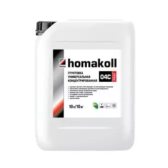 Универсальная концентрированная грунтовка Homakoll 04 с Prof;10 л;10 кг